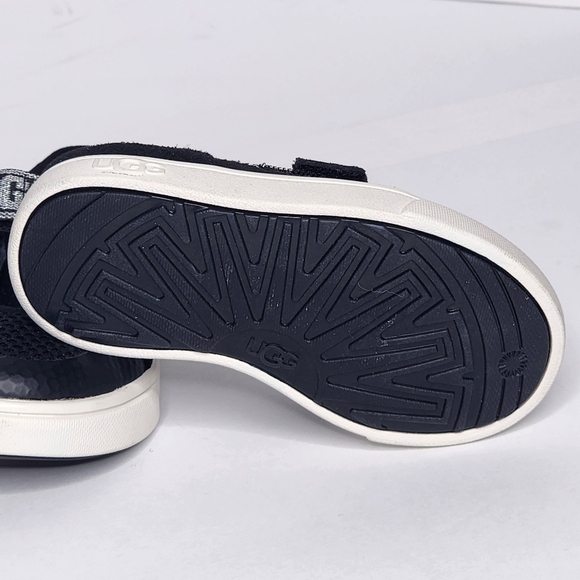 UGG Kids Toddle Black Rennon Skimmer Glitter Shoes Size - Picture 9 of 10